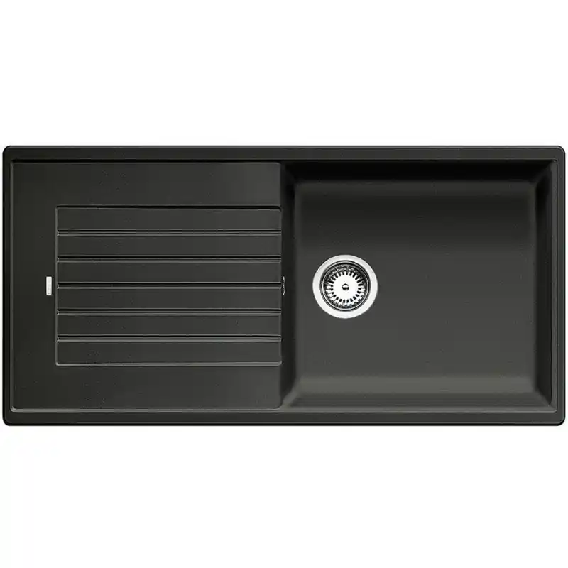 Preisknaller BLANCO ZIA XL 6 S Silgranit schwarz doppelseitiges Design 526024