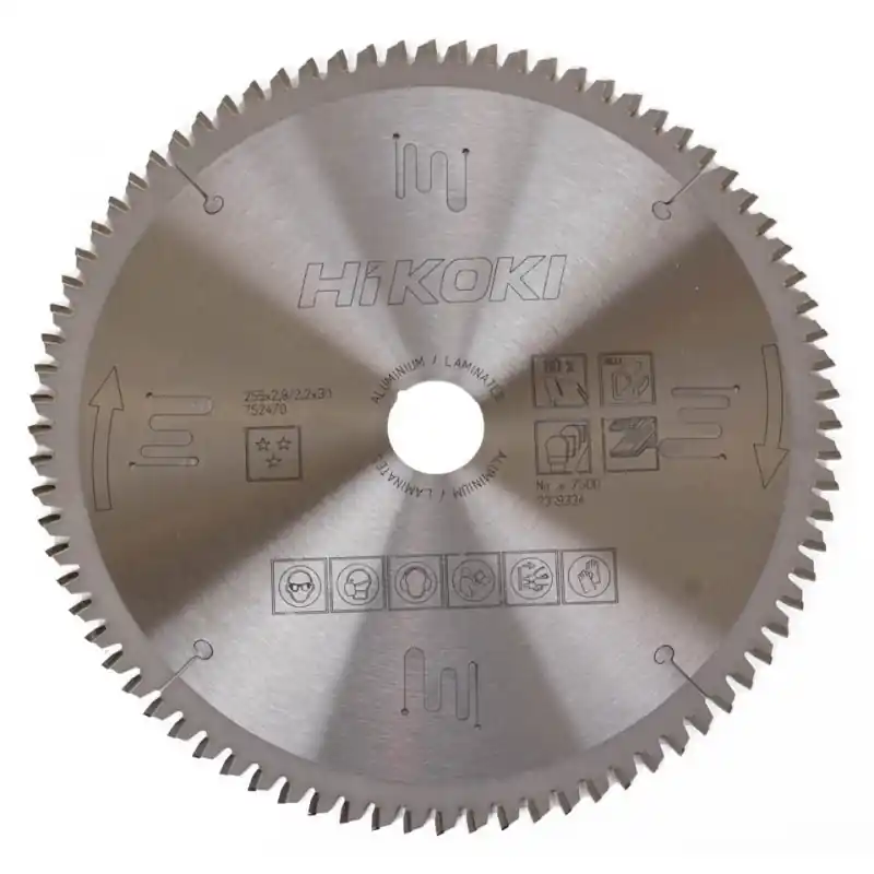 Neuheit HiKOKI 752470 Kreissägeblatt für aluminium und laminate 255x30 Z80