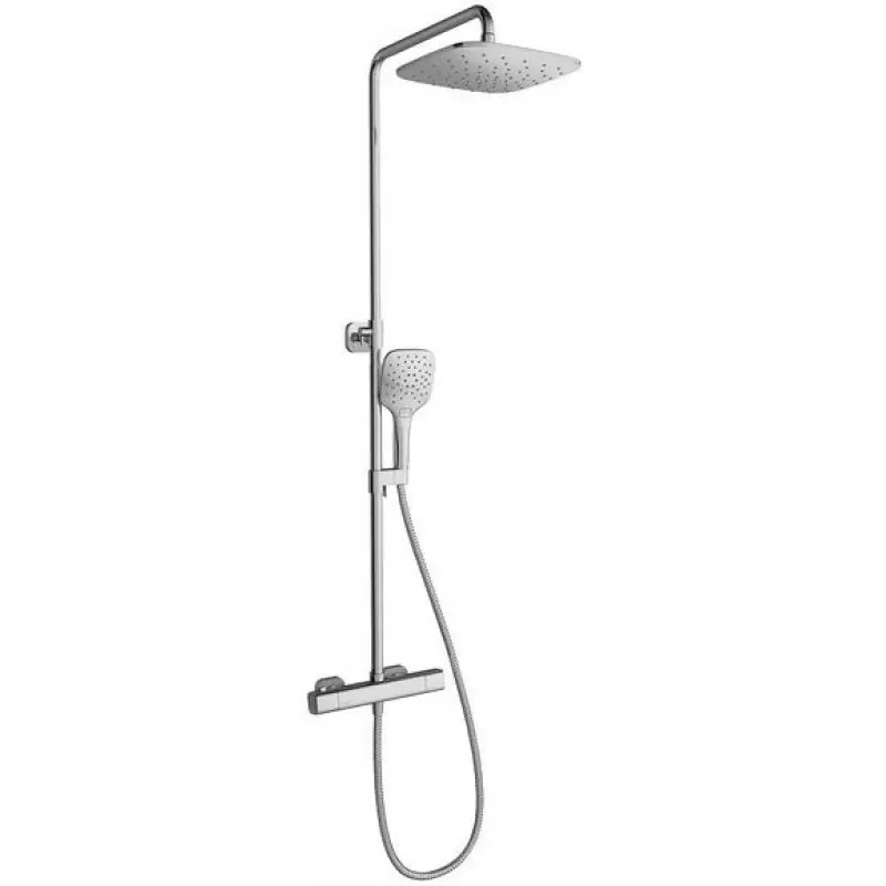 Highlight RAVAK 10 ° TD 091.00/150 Duales Duschsystem mit Thermostat, 86-134 cm X070103