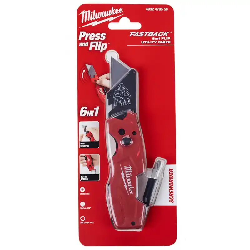 Milwaukee Fastback Universalmesser 6-in-1 4932478559 Must-Have