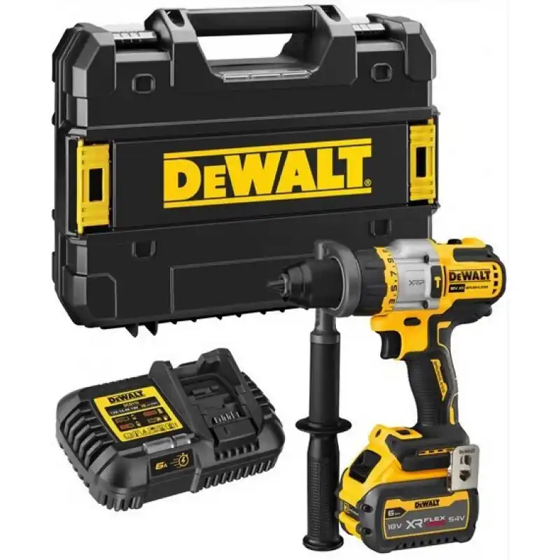 Jetzt Kaufen DeWALT DCD999T1 Akku-Schlagbohrschrauber 112 Nm, XR (18 V/1×6,0 Ah) im TSTAK-Koffer