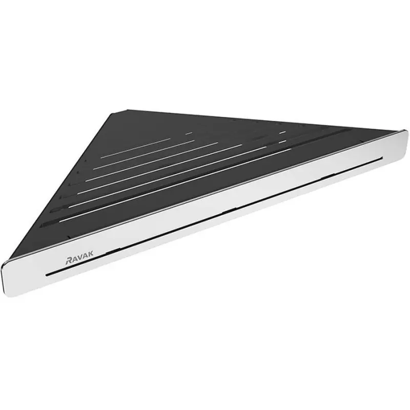 Preis Gesenkt RAVAK SLIM C Ablage 290 x 206 x 22 mm schwarz/chrom X07P576