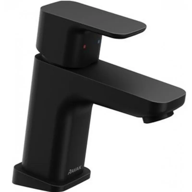 RAVAK 10° FREE BLACK TD F 012.20 Einhand-Waschtischbatterie, 145 mm X070148 Begrenztes Angebot