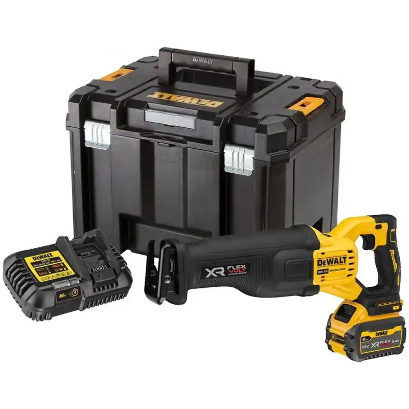 DeWALT DCS386T1-QW Akku-Schwertsäge XR (18V/1x6,0 Ah) Tstak Meistverkauft
