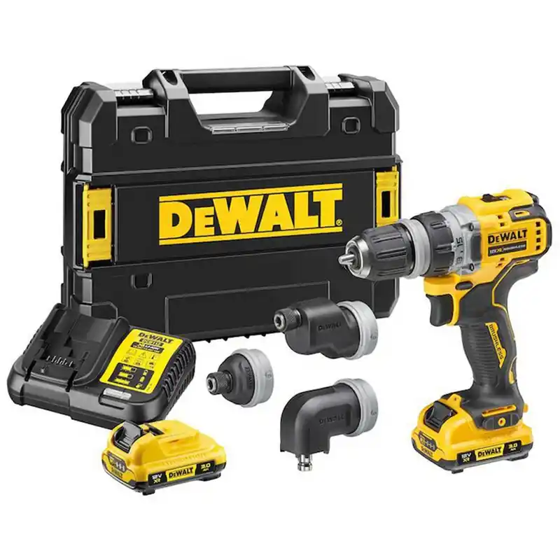 DeWALT DCD703L2T-QW Akku-Bohrschrauber (57 Nm/12V/2x3,0Ah) Tstak Beliebt