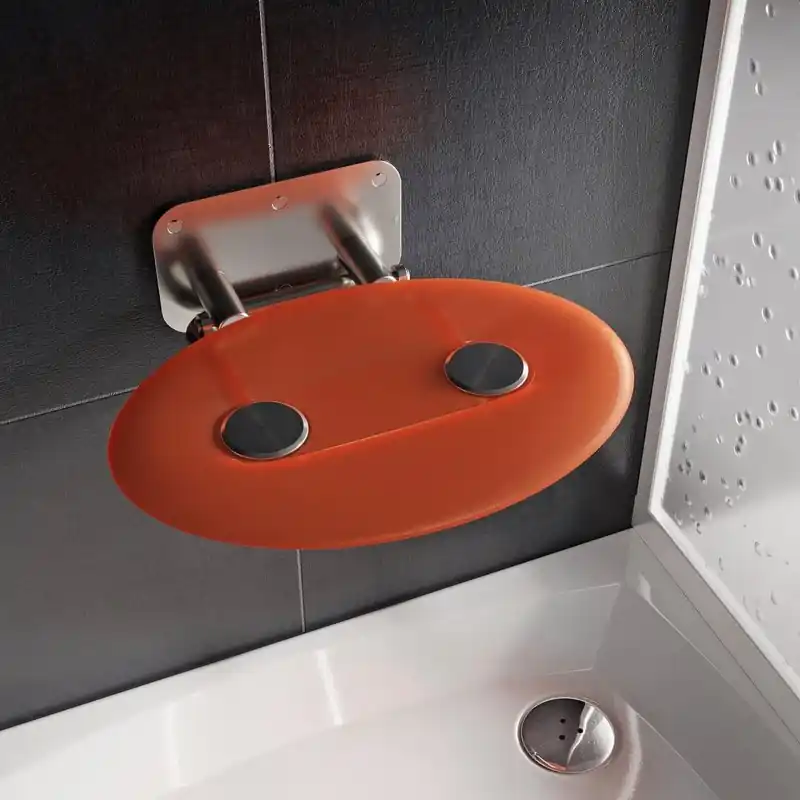 Kracherpreis RAVAK OVO-P II-ORANGE Duschsitz B8F0000050