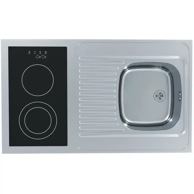 ALVEUS COMBI CERAL 100 Edelstahlspüle mit Kochfeld, 1000 x 600 mm, 3000 W, rechts 1136495 Jetzt Bestellen