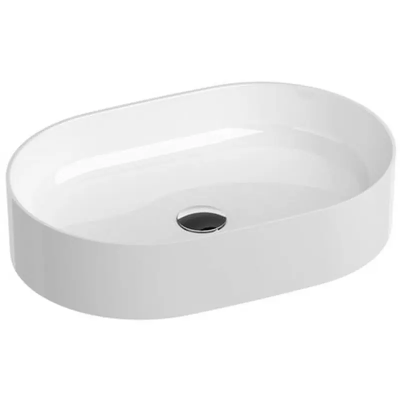 Versand Am Gleichen Tag RAVAK CERAMIC 550 O SLIM Keramik-Aufsatzwaschbecken XJX01155001