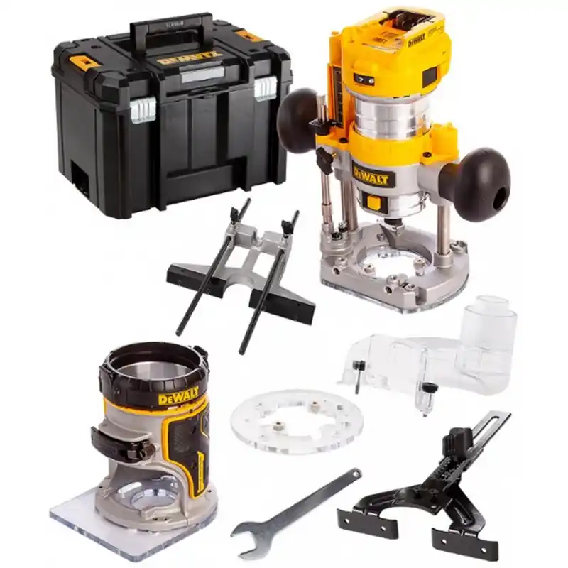 DeWALT DCW604N-XJ Akku-Kombifräse Spannzangen 6,35mm/8 mm XR (18V/ohne Akku) Tstak Koffer Neu Im Sortiment
