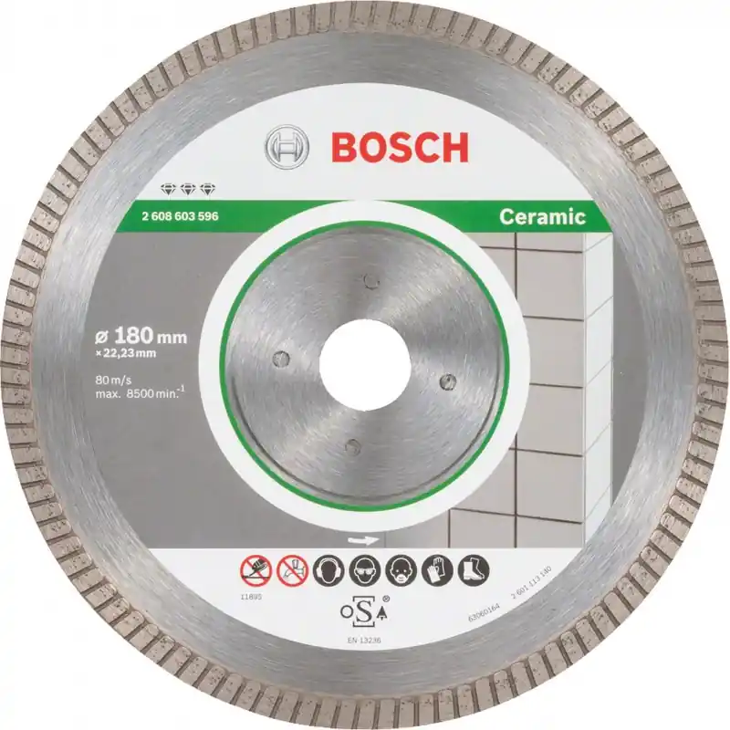 BOSCH Diamanttrennscheibe Best for Ceramic Extra-Clean Turbo 2608603596 Preisknaller