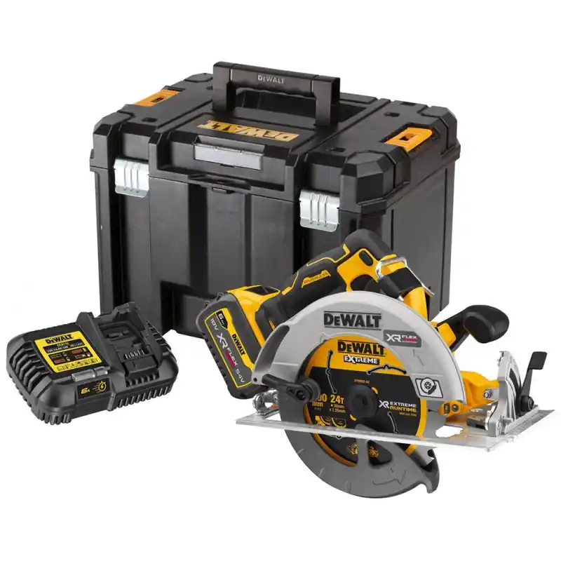 Beliebt DeWALT DCS573T1-QW Akku-Handkreissäge XR (190mm/18V/1x6,0Ah) Tstak