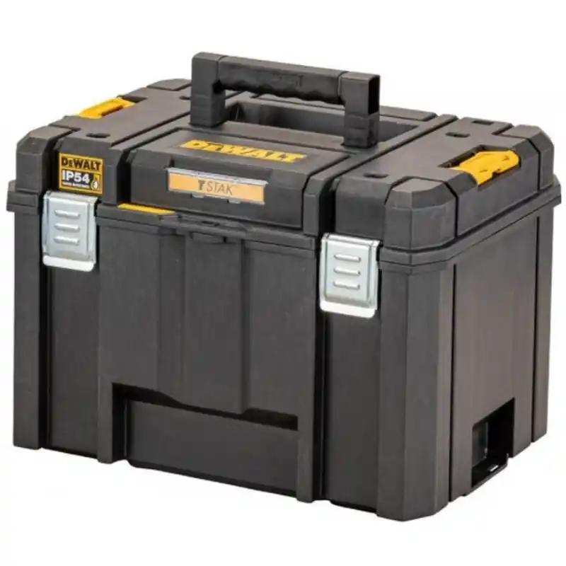 Neue Kollektion DeWALT DWST83346-1 TSTAK VI Tiefer Werkzeug-Aufbewahrungskoffer, IP54, 440 × 302 × 331 mm