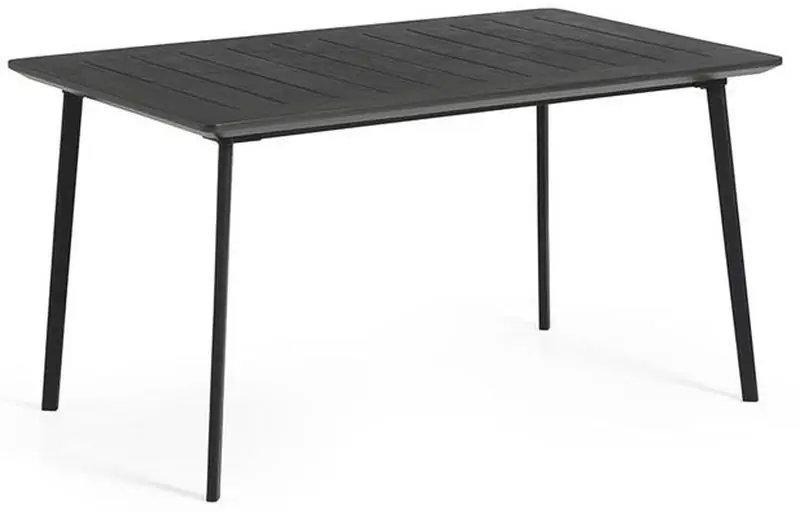 KETER METALEA Gartentisch, 146 x 87 x 75 cm, Metallimitation schwarz 17209811 Garantierte Lieferung