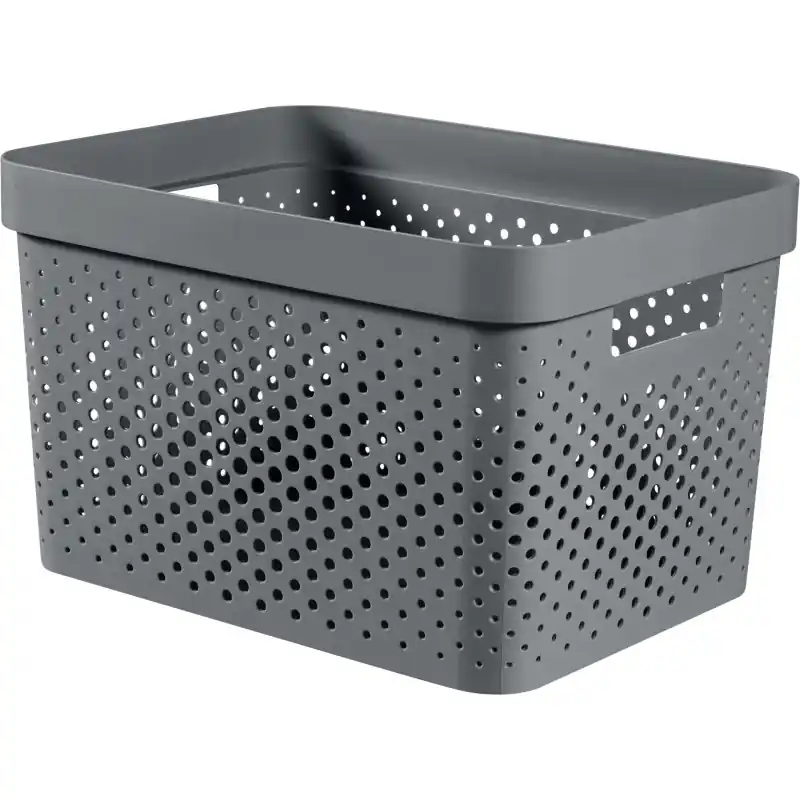 CURVER INFINITY 17L Aufbewahrungsbox 36 x 27 x 22 cm, dunkelgrau 04740-G43 Preis Gesenkt