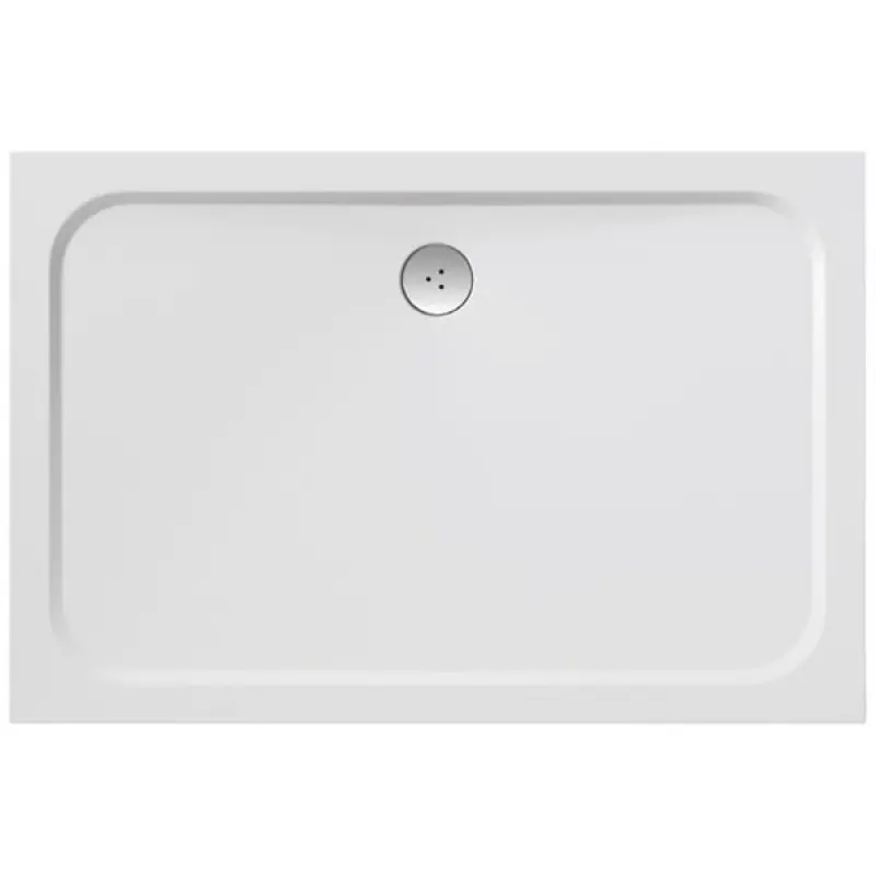 RAVAK GIGANT PRO CHROME Duschwannen Chrome/weiß 110x80 cm XA04D401010 Preisknaller