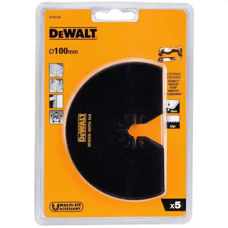 Top-Seller DeWALT DT20708-QZ Multi-Tool Saegeblatt Segment 100mm
