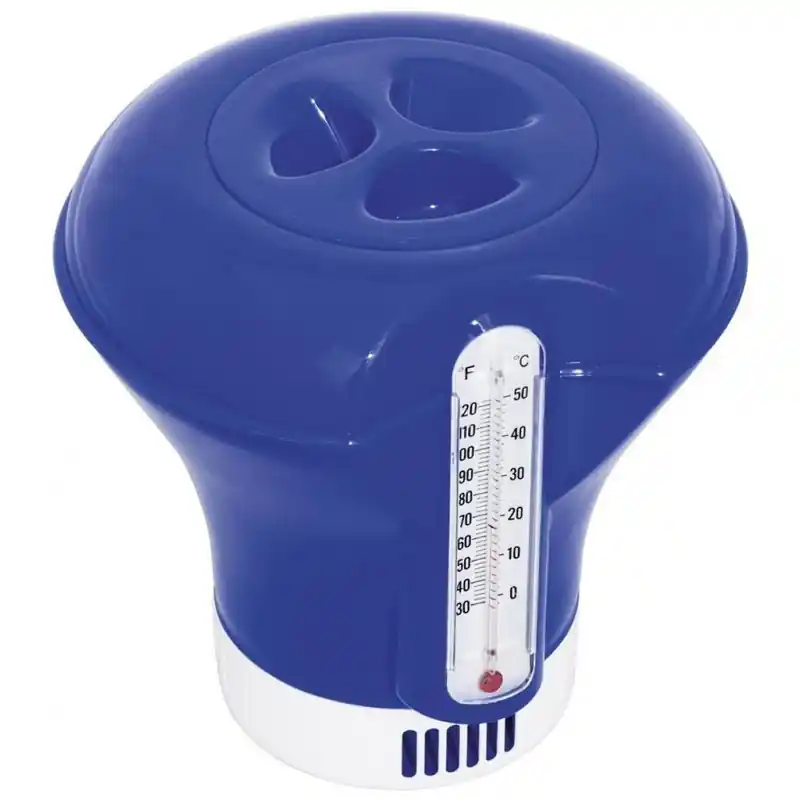 BESTWAY Flowclear Dosierschwimmer mit Thermometer 18,5 cm, blau 58209 Günstig