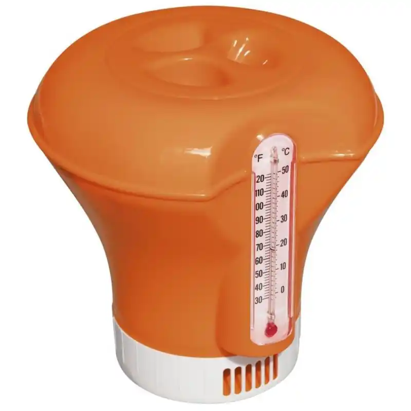Beliebt BESTWAY Flowclear Dosierschwimmer mit Thermometer 18,5 cm, orange 58209