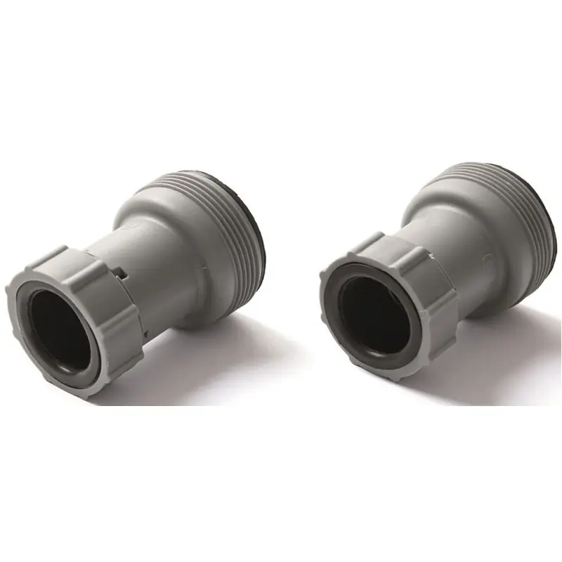 BESTWAY Flowclear Schlauchadapter für 38mm-Schläuche auf 32mm-Anschlüsse, Doppelpack 58236 Preisreduziert