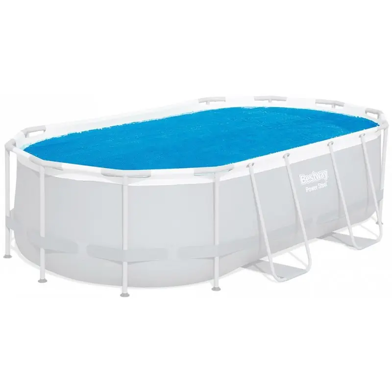 Echt BESTWAY PE-Solarabdeckplane, 394 x 210 cm, oval 58672
