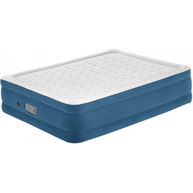 Zertifiziert BESTWAY AlwayzAire Basic Luftbett mit integrierter Elektropumpe, 203 x 152 x 46 cm 67624