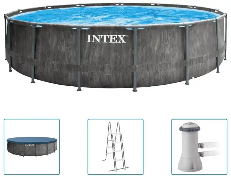 INTEX GREYWOOD PRISM POOLS 457 x 122 cm 26742GN Top-Seller