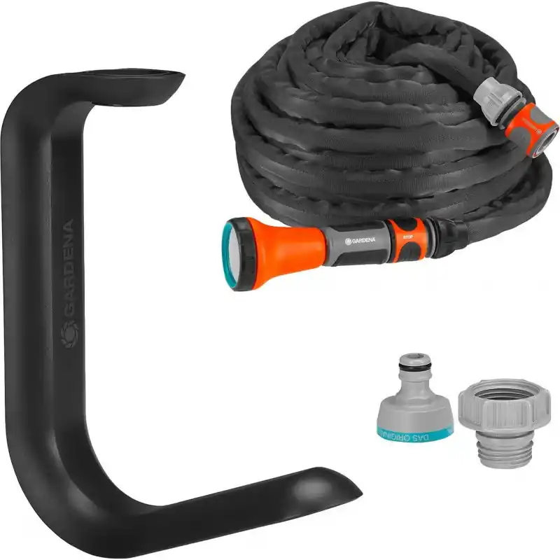 Gardena TapFix Liano Schlauchaufbewahrung + 10 m Liano Set 18596-20 Finale Aktion