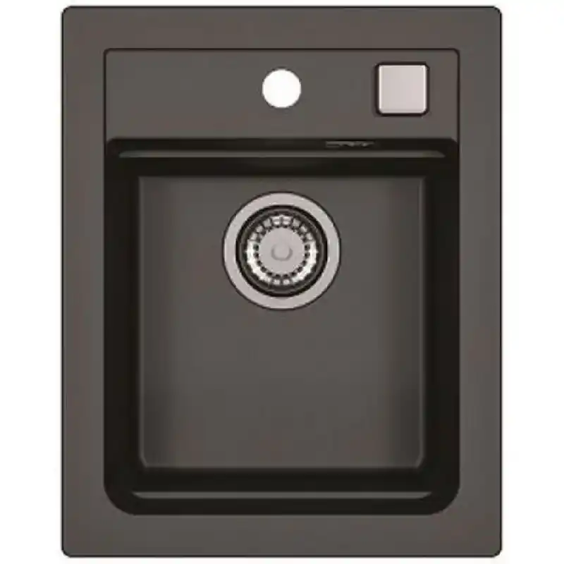 ALVEUS ATROX 10 Granitspüle, 400 x 500 mm, schwarz 1139771 Super-Preis