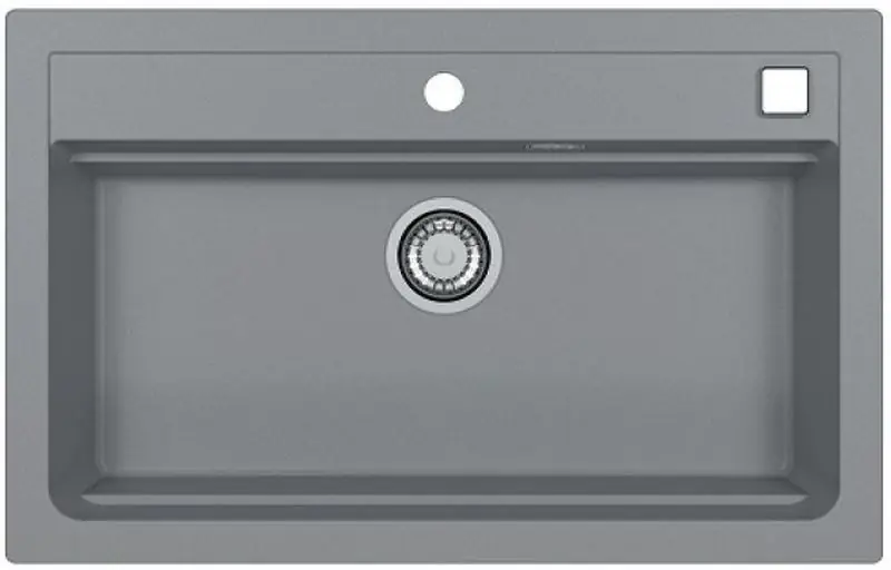 ALVEUS ATROX 40 Granitspüle, 790 x 500 mm, Beton 1140446 Rabatt