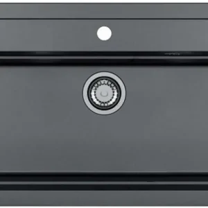 ALVEUS ATROX 40 Granitspüle, 790 x 500 mm, schwarz 1140447 Begrenztes Angebot