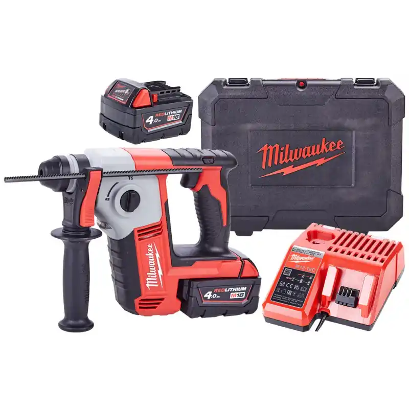 Milwaukee M18 BH-402C Akku-Bohrhammer SDS-Plus 2x4.0 Ah, Kufr 4933443330 Sonderangebot