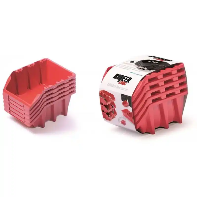 Kistenberg BINEER LONG SET Werkzeugschalen 198x118x155mm, Rot KBILS20 Mega-Angebot