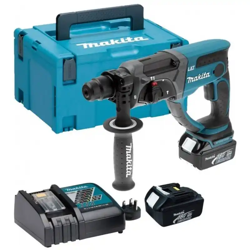 Garantierte Lieferung Makita DHR202RTJ Akku-Kombihammer Li-ion LXT (2x5,0Ah/18V) Makpac