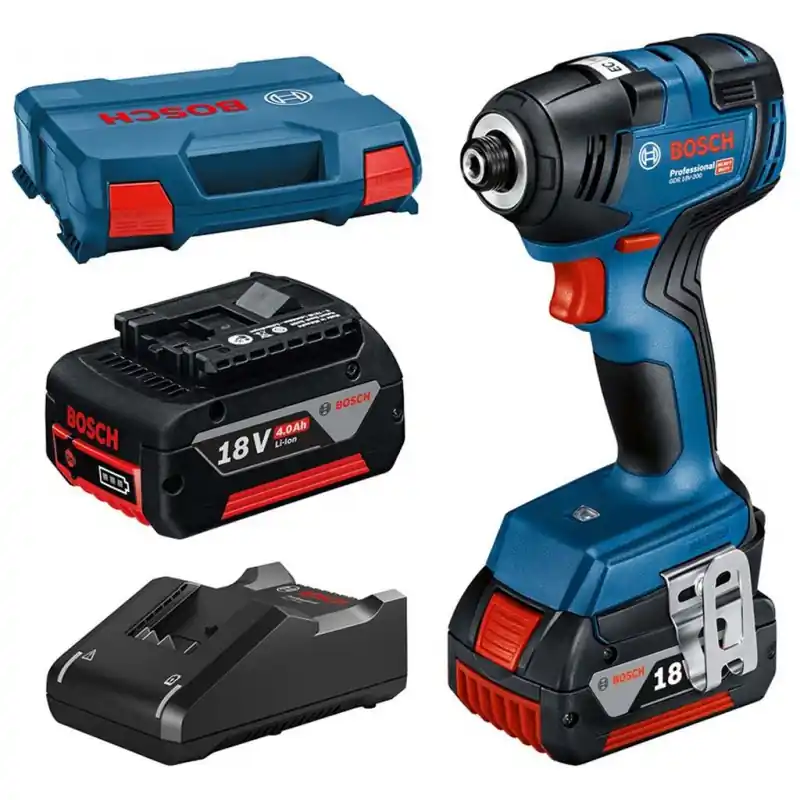 BOSCH GDR 18V-200 Drehschlagschrauber L-Case, 2x GBA 18V 4,0Ah, GAL 18V-40 06019J2107 Kracherpreis