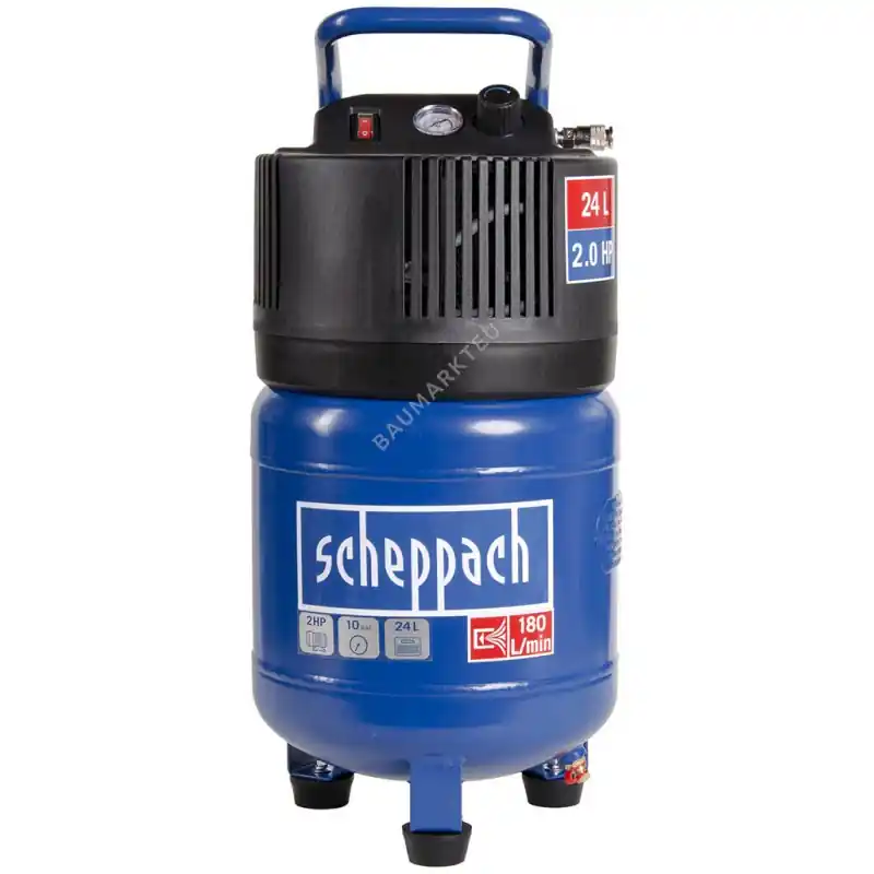 Must-Have SCHEPPACH HC24V Druckluft Kompressor 1500W, 24l 5906117901