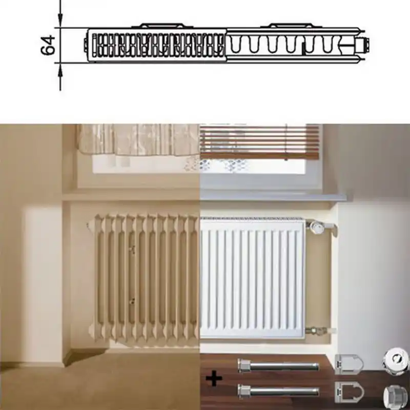 Kermi Therm X2 Profil-K Austauschheizkörper 12 554 / 2300 FK012D523 Highlight