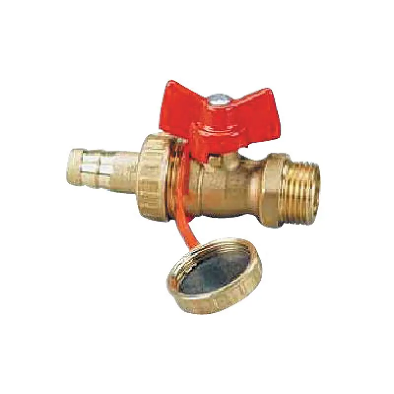 HERZ Kugelhahn mit Schlauchtülle und Überwurfmutter 1/2", DN 15, 1 2512 01 Super-Preis