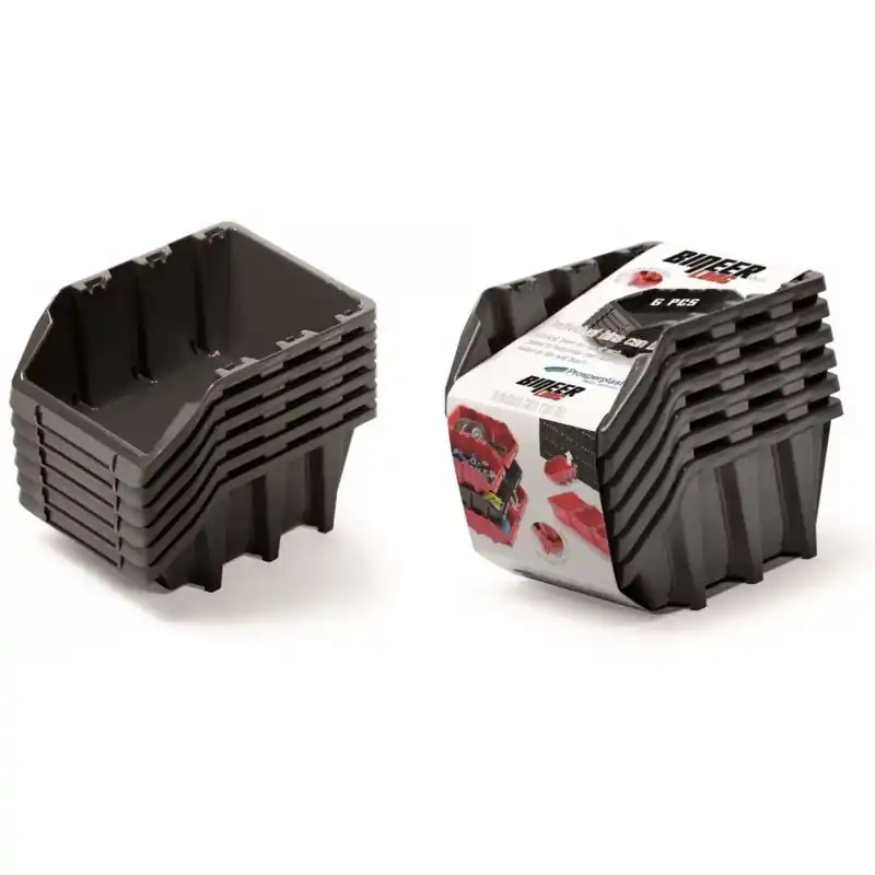 Kistenberg BINEER LONG SET Werkzeugschalen, 249x158x213mm, 6St. Schwarz KBILS25 Saisonangebot