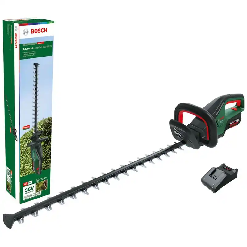 Neu Im Sortiment BOSCH AdvancedHedgeCut 36V-65-28 (1x2,0 Ah) + Ladegerät 060084A300