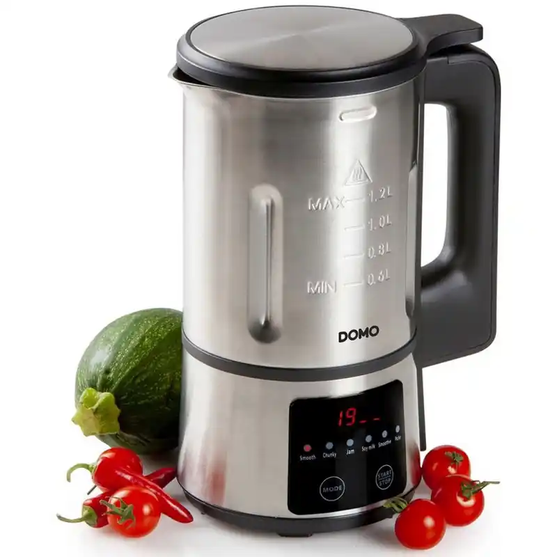 DOMO My Soup Express Suppenbereiter Edelstahl (1,2Liter/ 900Wat) DO727BL Sichere Zahlung