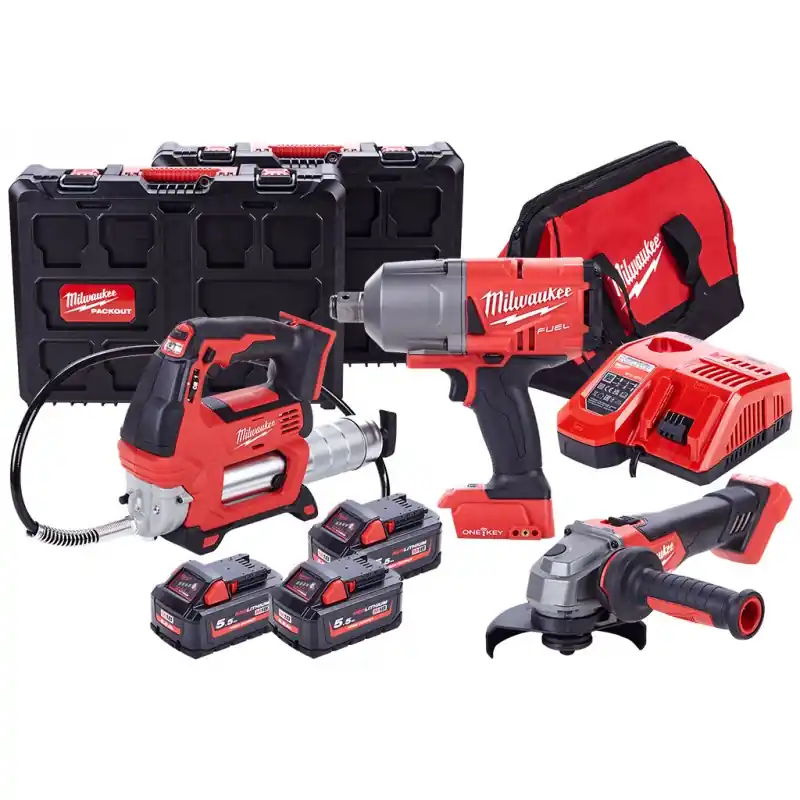 Expressversand Milwaukee M18 FPP3M-553P Power-pack 4933479534