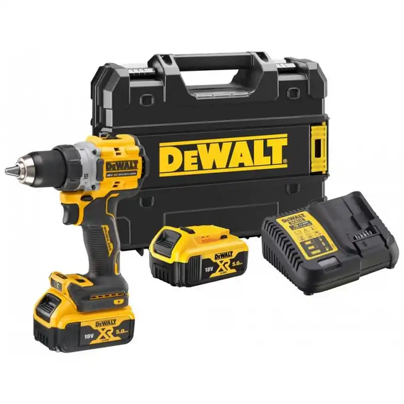 Top-Preis DeWALT DCD800P2T-QW Akku-Bohrschrauber XR 18V (90Nm, 2x5,0Ah) Tstak