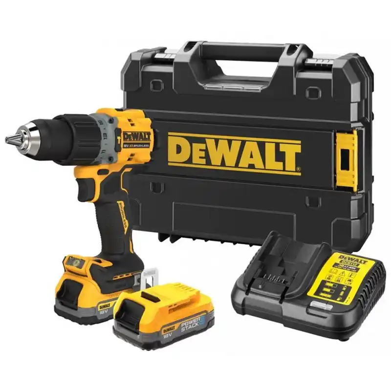 Angebot DeWALT DCD805E2T-QW Bohrhammer XR PowerStack (90Nm/18V/2x1,7Ah) Tstak