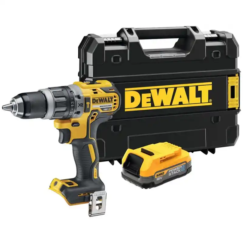 DeWALT DCD796E1T-XJ Bohrmaschine XR 18V (70Nm,1x1,7Ah PowerStack)ohne Ladegerät,Tstak Top-Seller