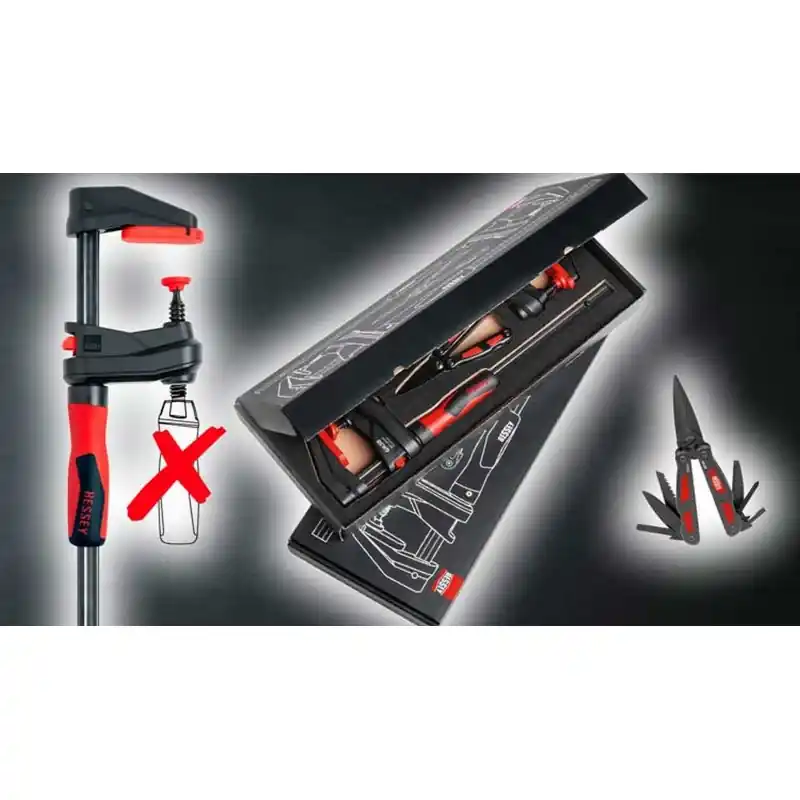 Zertifiziert Bessey Getriebezwinge GearKlamp + Multitool DBST GK30-SET