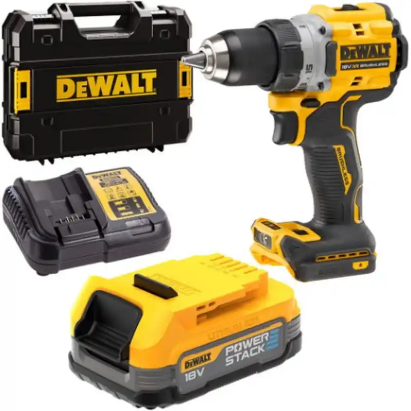Super-Preis DeWALT DCD800E1T-QW Akku-Bohrschrauber XR (90Nm/18V/1x1,7Ah PowerStack) Tstak