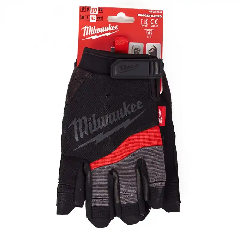 Milwaukee Handschuhe fingerlos (10/XL) 48229743 Neu Im Sortiment