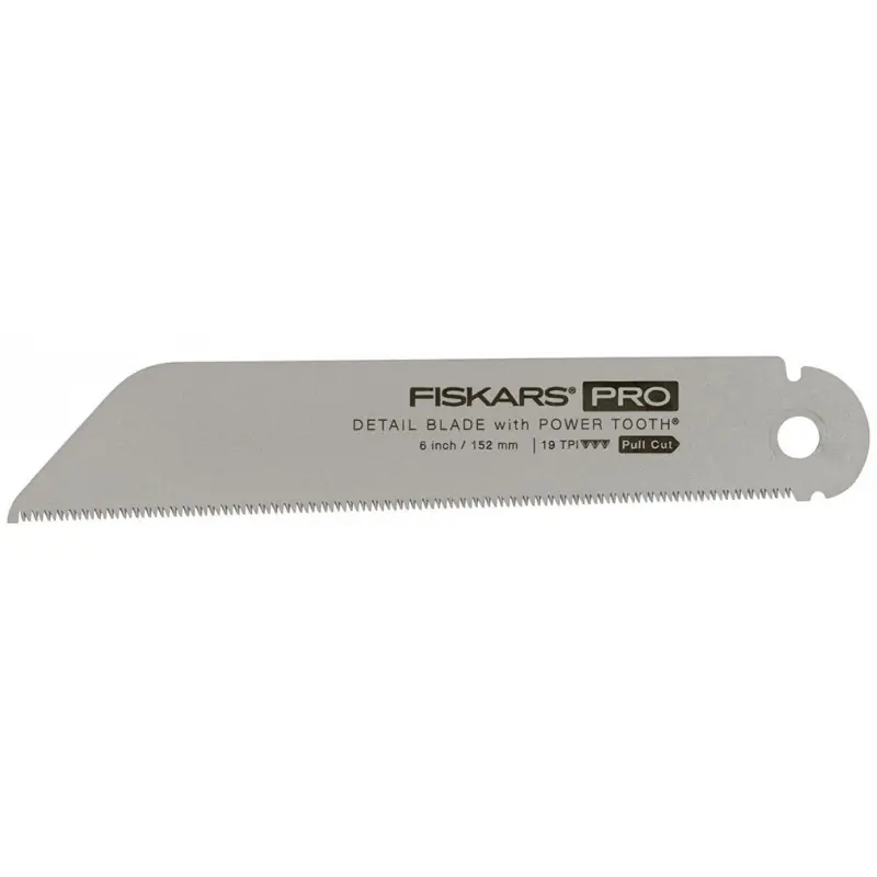 Schnäppchen Fiskars PowerTooth Ersatzblatt für Kompakte klappbare Detailsäge (15 cm, 19 TPI) 1062942