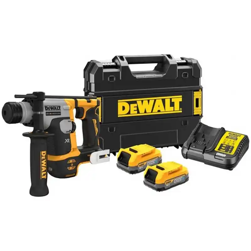 DeWALT DCH172E2T-QW Akku-Bohrhammer SDS-Plus XR (1,4J/18V/2x1,7Ah PowerStack) Tstak Must-Have