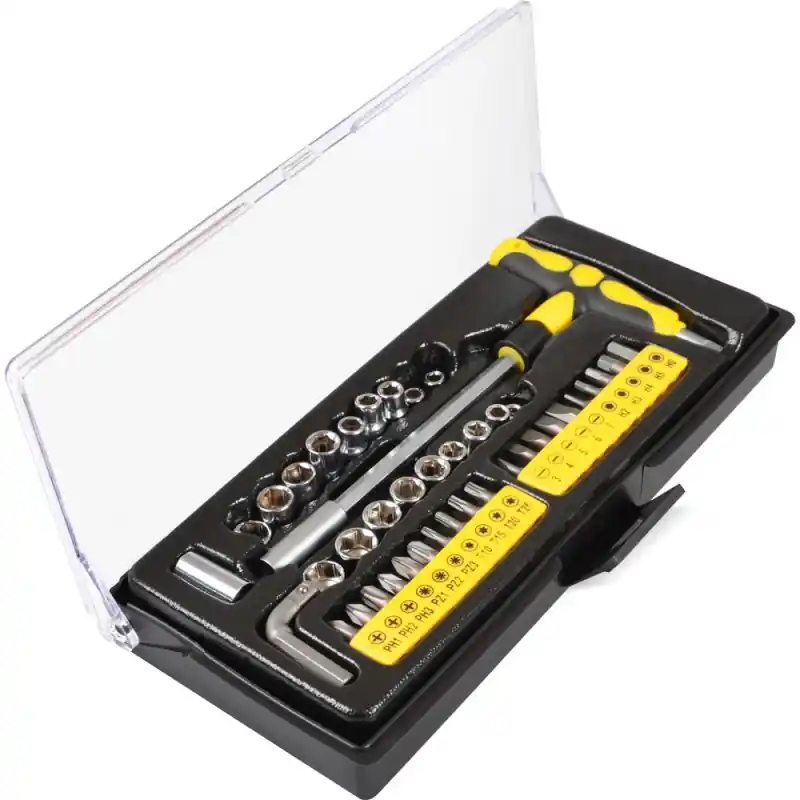 Billig FIELDMANN FDS 1009-41R T-Schraubendreher mit Bits und Muttern 50001183